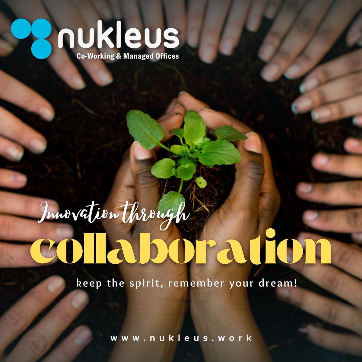 NukleusC's tweet photo. Innovation through collaboration
keep the spirit, remember your dream.
Ph: +91-8587013119
https://t.co/QkWv92cOns
#nukleus #coworkingspace #coworkers #shareandwork #workincoworking #worksharespace #coworkingsharespace #noidaexpressway #nukleus #officespace #connaughtplace #saket https://t.co/BFJAw7OQ4t
