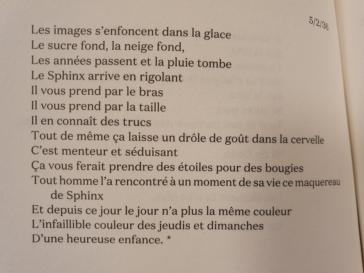 AugustinLef's tweet photo. Les éditions Seghers ont publié hier un recueil d'inédits de Robert Desnos. 86 poèmes dont on ignorait l'existence, retrouvés à l'automne 2020 dans des cahiers vendus aux enchères. Certains textes sont drôles et joyeux, d'autres prémonitoires, c'est très émouvant ! https://t.co/Qc9X1ynNpJ