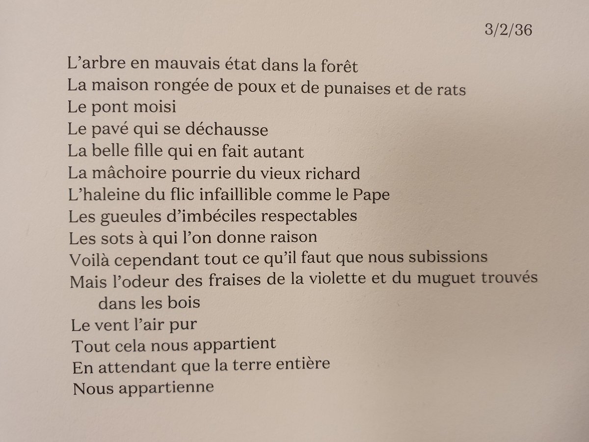 Les éditions Seghers ont publié hier un recueil d'inédits de Robert Desnos. 86 poèmes dont on ignorait l'existence, retrouvés à l'automne 2020 dans des cahiers vendus aux enchères. Certains textes sont drôles et joyeux, d'autres prémonitoires, c'est très émouvant !
