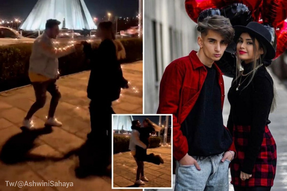 Iran: Couple sentenced to 10 years in prison for dancing on street, angering Muslims in Tehran They have been sentenced under charges for promoting 'corruption, prostitution and propaganda.' + #Iran #Tehran twitter.com/i/spaces/1yNGa…