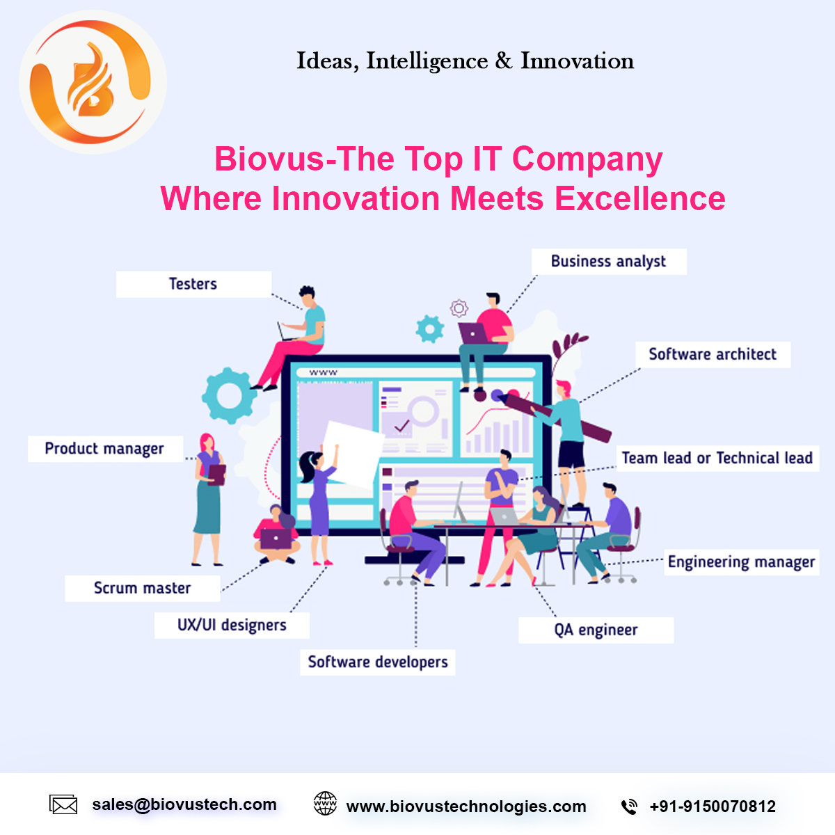 biovustechonol1's tweet image. Get the simplest solution for the most complex problem. Biovus is one of the Top IT Companies In India and the ultimate source of software.
#topitcompanyinindia #WebDevelopmentCompaniesInIndia #uiuxdesigncompanyinindia 
 Visit us at: biovustechnologies.com