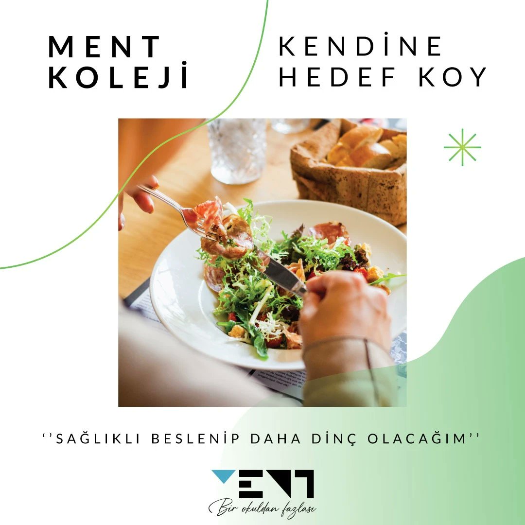 Sağlıklı beslenme, sağlıklı çocukluk; sağlıklı çocukluk ise sağlıklı yetişkinlik demektir.

#MentKoleji #BirOkuldanFazlası #MentliOlmakAyrıcalıktır #ÖzelEğitim #ÖzelDers #BirebirEğitim #LGS #YKS
