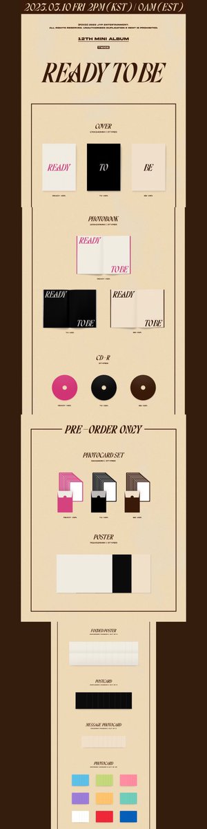 LoveHera_PH's tweet photo. #LoveHeraPHGOs

WTS LFB PH GO

TWICE 12th Mini Album - Ready To Be [KTown, Withmuu, JYP Shop, Soundwave, Musicplant, Blue Dream Media]

₱ 750 - 2850

💸 all-in prices except lsf
✅ with pob, bulk order
🫶🏻 freebies

NETA
DOP: March 10, 2023

order form: https://t.co/NzTyUTa9Aj https://t.co/QAwZCvBR4B