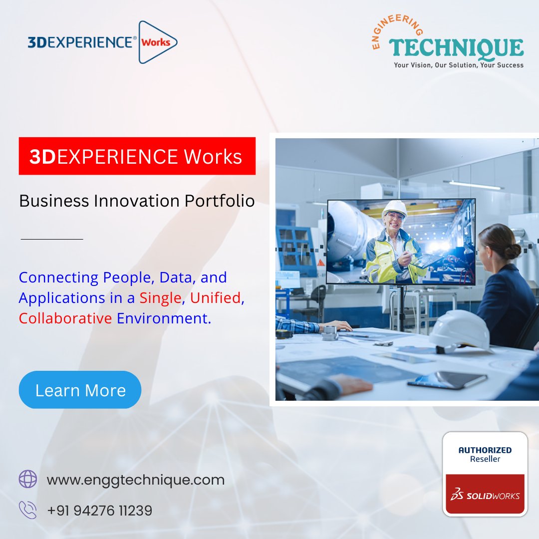 engg_technique's tweet image. The #3DEXPERIENCEplatform and #3DEXPERIENCEWorks solutions are much more than radical evolutions of the #SOLIDWORKS portfolio. 
bit.ly/3jiH96d

#3DEXPERIENCE #CloudCAD #3DEXPERIENCESOLIDWORKS #3DCAD #CloudDesign #FutureofDesign #SOLIDWORKS2023 #EngineeringTechnique