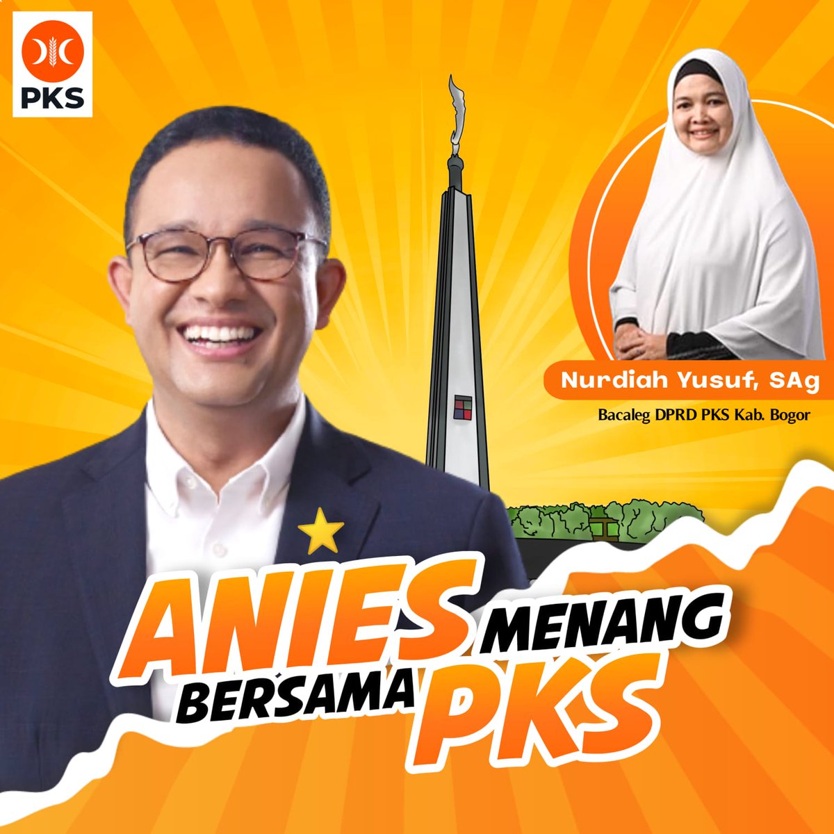 pksdpccaringin's tweet photo. Anies menang bersama PKS

@pksbogor @pksjabar @PKSejahtera
#pksmenang2024 #dediaroza #nurdiah #parmantohir #bacaleg https://t.co/JhmekE7XVq