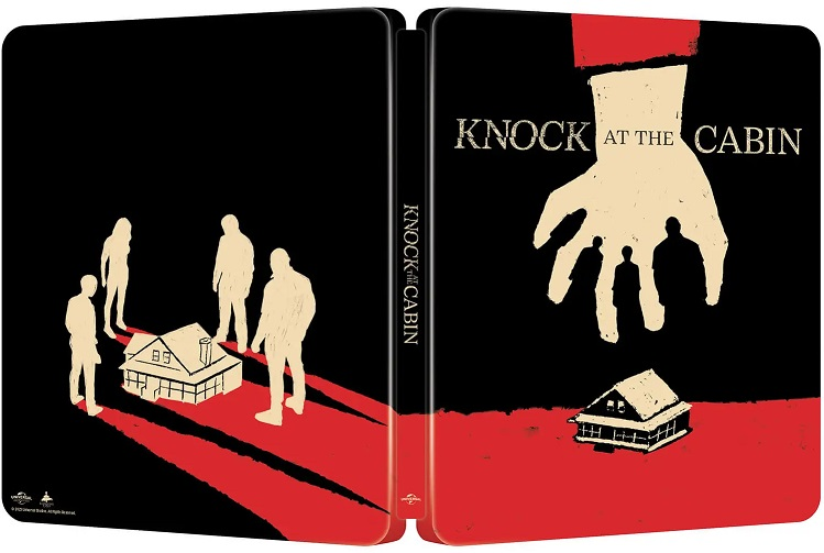 Wario64's tweet photo. Knock at the Cabin Steelbook (4K UHD + Blu-ray + Digital) up for preorder at Best Buy exclusive ($38.99) https://t.co/8GFwdEVLVF #ad 

*zavvi steelbook pictured in case it's different https://t.co/15AuAyzaVA