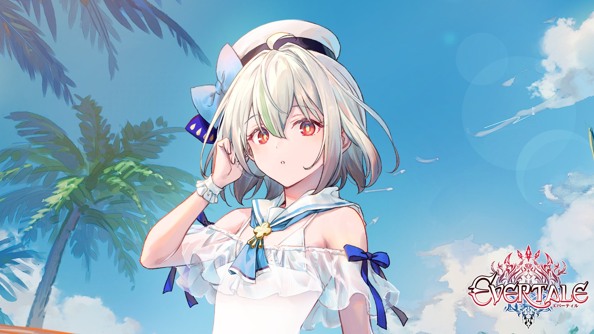 Evertale Official on X: Anya - Summertime Mecha Girl [NEW SSR CHARACTER] ⠀  Oh no... I'm too excited to sleep... I'm going to the beach with my sister  tomorrow! Anya is now