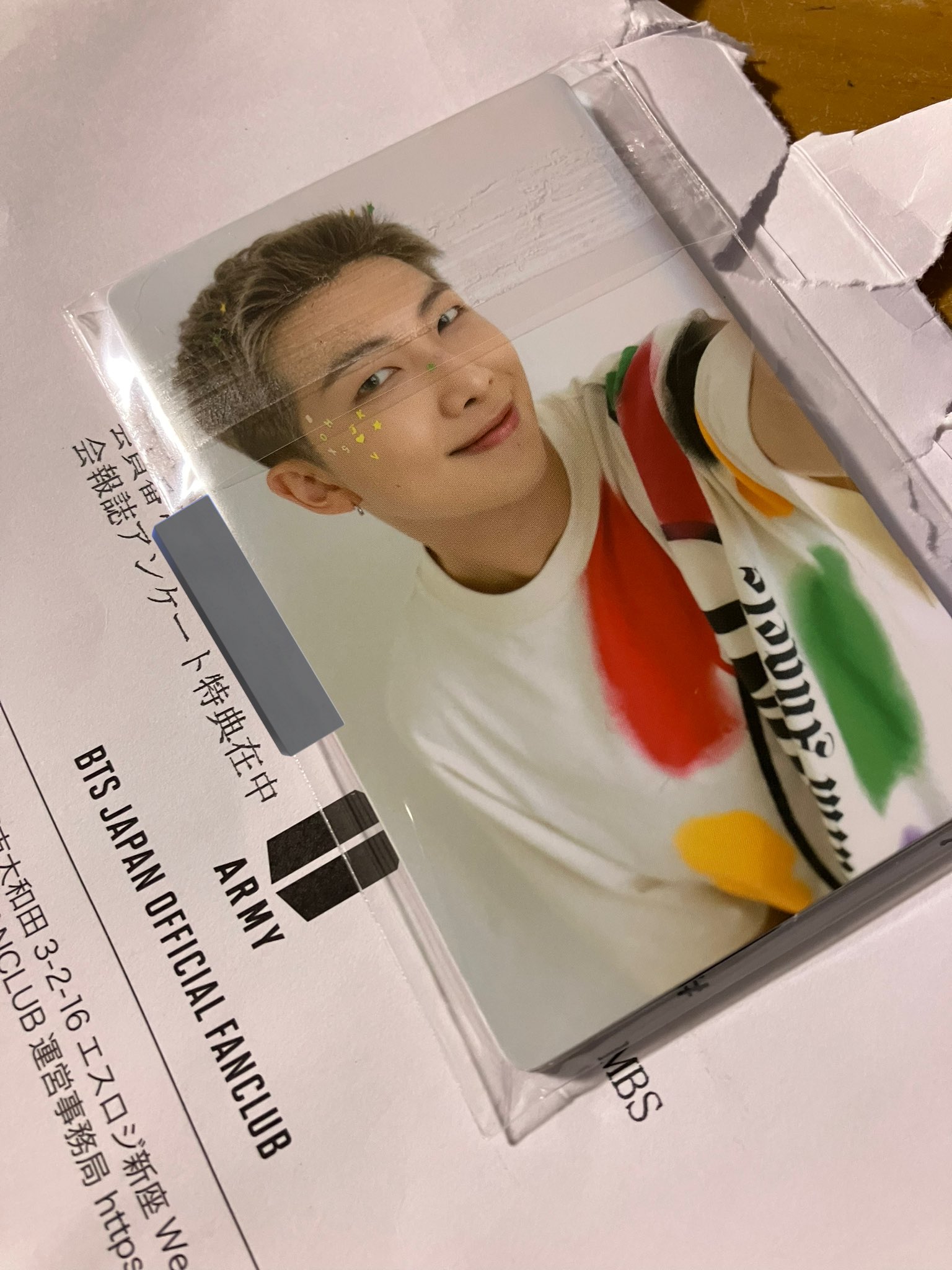 BTS V トレカ　会報誌アンケート特典 アンケート特典 - Search / X