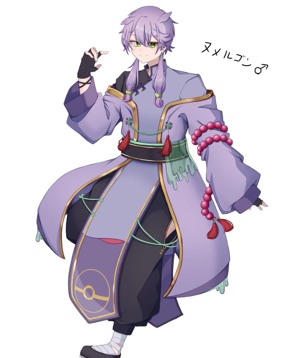 remomo_mon2's tweet photo. うちのポケ擬君
レベル90超えてるから多分どっちもゴリラ

 #ポケ擬  #イラスト https://t.co/4RZ4uf2fwo