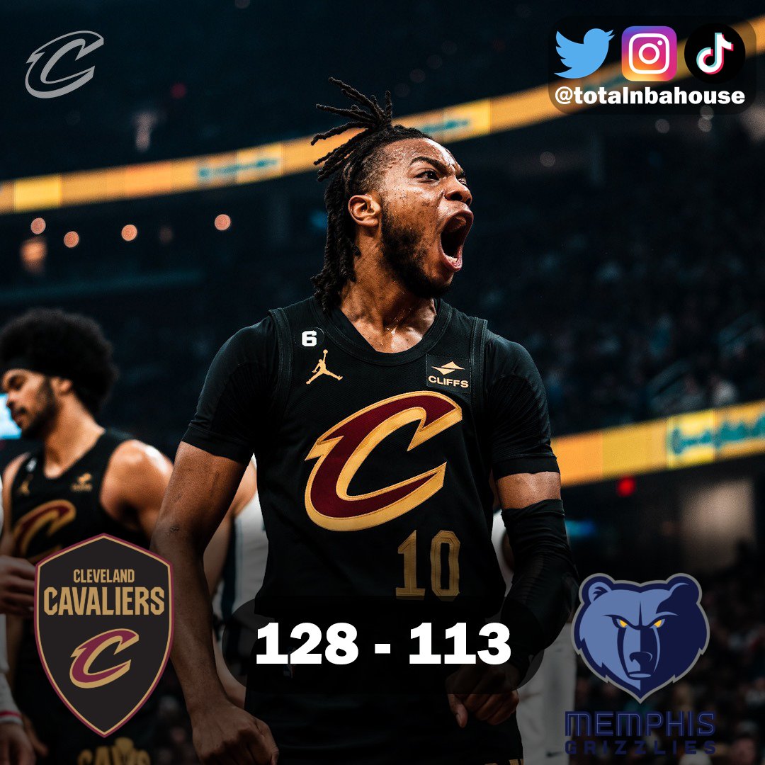 TotalNBAHouse's tweet image. Cleveland Cavaliers beat the Memphis Grizzlies. 
Memphis is 1-7in their last 8 games.🤨