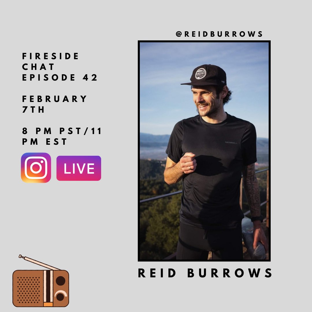 RunTriMag's tweet image. On the 42nd edition of a late night edition of the fireside chat, we bring you @merrell ultrarunner, mental health advocate, writer, and coffee aficionado ☕ Reid Burrows. 

#merrellcanada
#merrell 
#ultrarunnersofinstagram 
#coffeeofinstagram 
#iglive 
#trailrunners