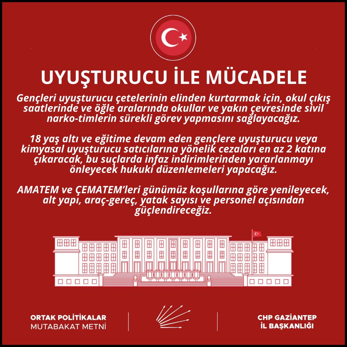 NesetUcarCHP's tweet photo. İktidara gelir gelmez Uyuşturucu ile Mücadele Acil Eylem Planı hazırlayacak ve illerde sosyal risk haritalarını çıkaracağız. 

Bağımlıların arındırılmasında tedaviden sosyal yaşam entegrasyonuna kadar olan organizasyonu hayata geçireceğiz.

#YarınınTürkiyesi https://t.co/vlIJMVFt49