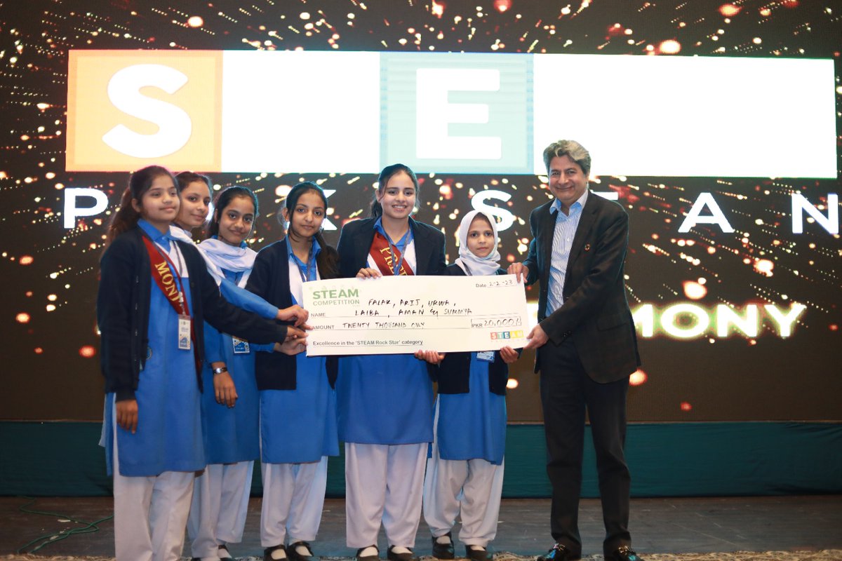 .<a href="/FDEGOPOfficial/">Federal Directorate of Education</a> and STEAM PK honored exceptional entries and top performing schools from across ISB for the #STEAMCompetition2023. Students got the #redcarpet treatment with a full day of engaging sessions, leadership from <a href="/EduMinistryPK/">Ministry of Education and Professional Training</a>,cash prizes, etc. <a href="/waseemajmalch/">Waseem Ajmal</a> 1/5