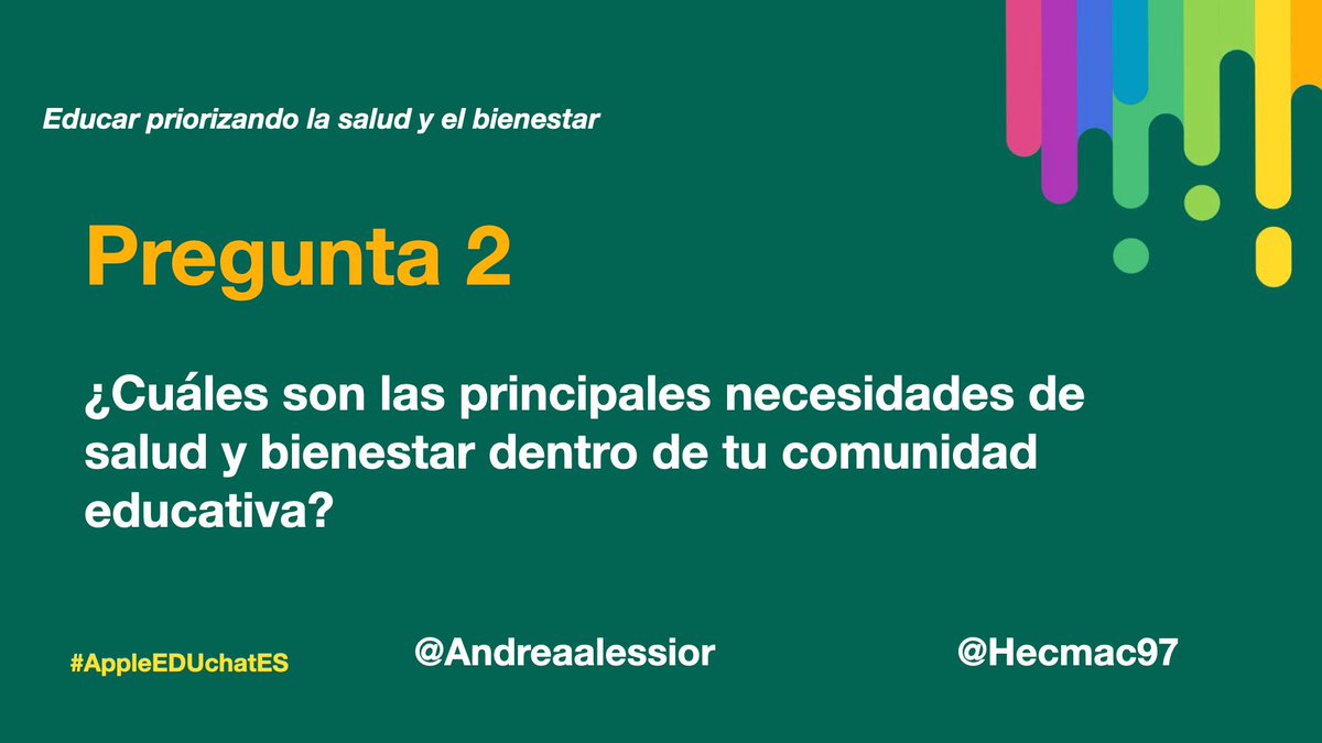 LearningDC_'s tweet photo. R2: Consideramos que una de las necesidades principales, es que se debe general una cultura que priorice el bienestar y la salud en todos los miembros. Respetar los tiempos  y espacios de los profesores, de los administradores, y de los estudiantes para que suceda #AppleEDUchatES https://t.co/YRil29VLlv