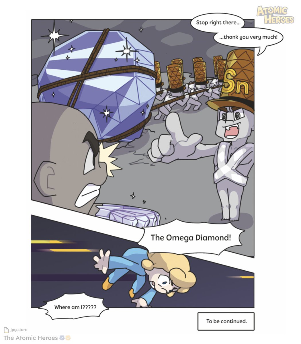 Page 125-126/133 of The Atomic Heroes, The Adventure Begins! 🔥 
Get FULL book at: amzn.to/3HtP6x9
Get NFTs at: jpg.store/collection/the…

#AtomicComic #Comics #Illustration #Drawing #Webcomic #Digitalart