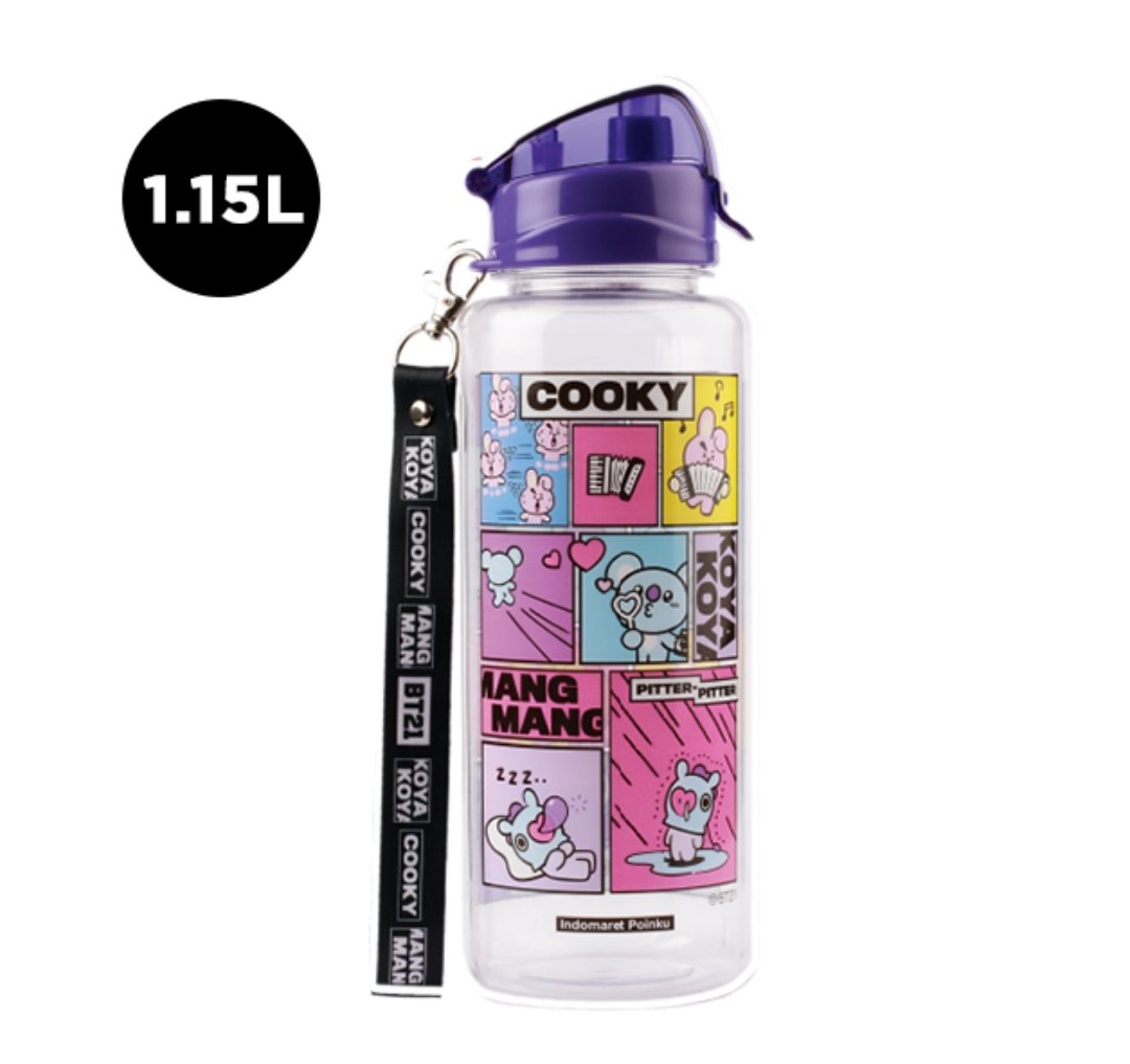 nyariapayaaa's tweet photo. Botol 1,15 L edisi BT21 x Indomaret 

only 75k

#BTSArmy https://t.co/lKlog5MoKn