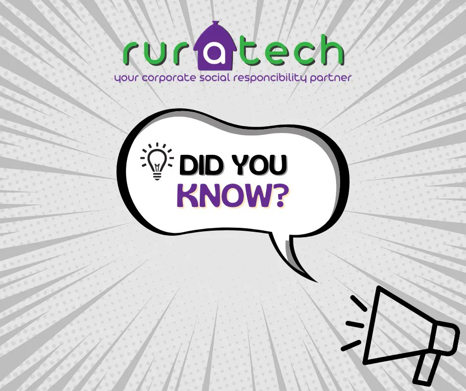 1. The first public school in SA was established in 1841.
2. SA spends more money per student on education than any other African country.
3. Average High school education in SA is now over R15,000 per year.

#ruratech #csr #makethedifference #partnerwithus #webelieveineducation