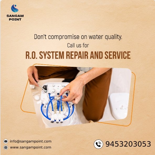 Get Expert ro service in few Hours by expert Sangam point authorised service engineers near you . #roservice  #ROWaterPurifier