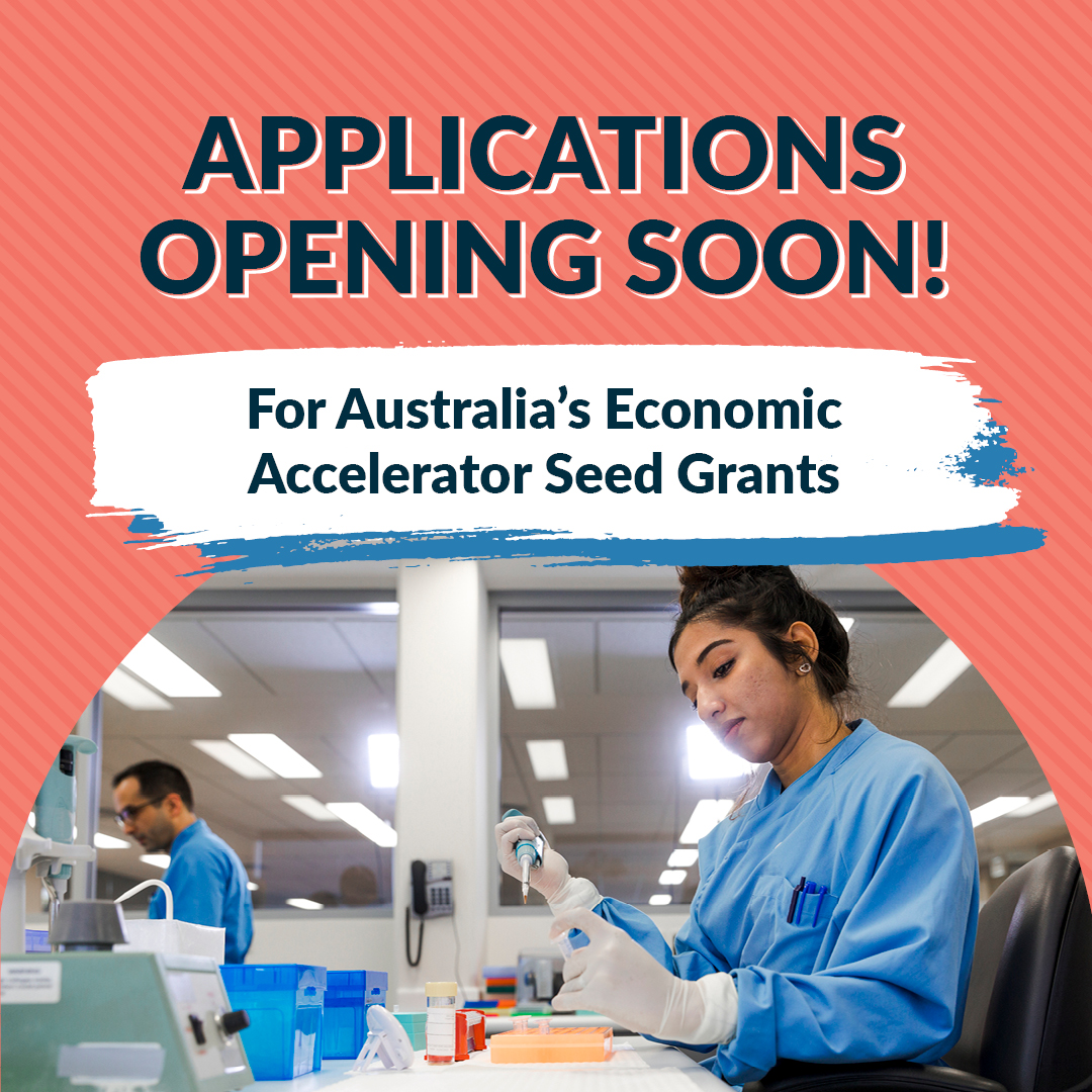 Applications for Australia’s Economic Accelerator (AEA) Seed Grants open on 6 February! If you’re an employee at an Australian university with a project that demonstrates high commercialisation potential, you may be eligible to apply. ow.ly/IgAl50MIFOv
