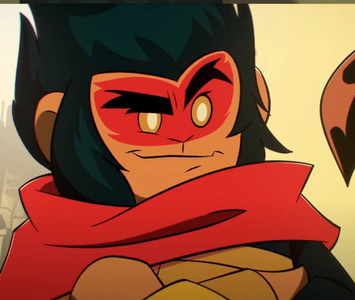 Red_BlackOTD's tweet photo. Today's red and black character is Macaque from Lego Monkie Kid! https://t.co/cEcOhPfUay