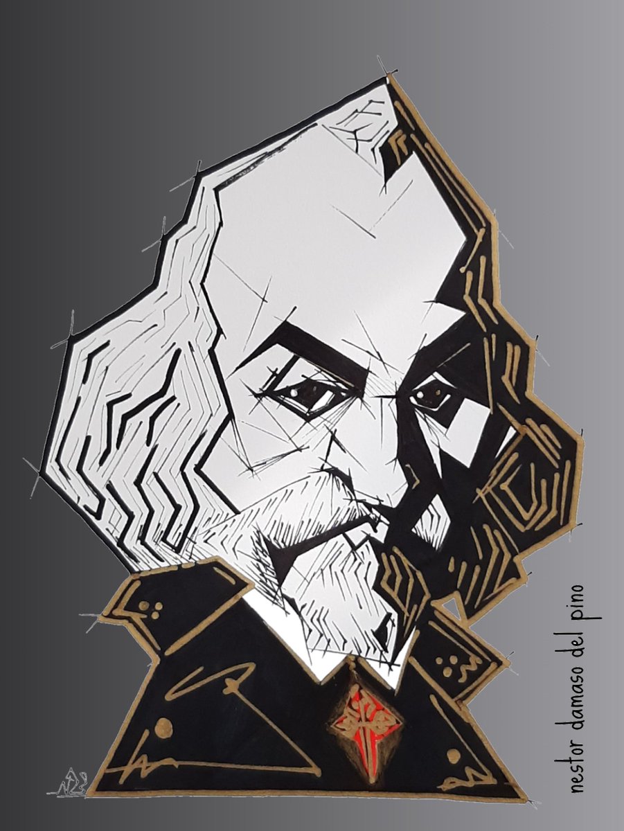 "Nunca crece a ser grande el que sin desdichas crece." (#CalderóndelaBarca). 

Pedro Calderón de la Barca. 
Madrid, 17/91/1600-25/05/1681. 
Fue un #escritor, #dramaturgo y #sacerdote español.
#Cartoon #Caricatura #Cartoonist #FecoEspaña <a href="/CaricaturistasE/">A.E.Caricaturistas</a> <a href="/acamfe/">ACAMFE- Casas-Museos y Fundaciones de Escritor@s</a> <a href="/Senosfueelbaifo/">Se nos fue el baifo</a>