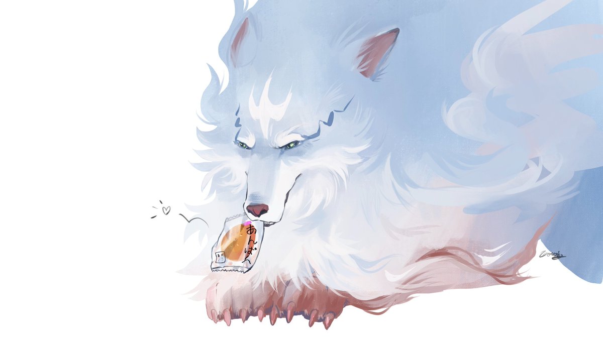 souris_mouse's tweet photo. Fel the great wolf (with a bread lol)
#とんでもスキル https://t.co/Uk9XRmlcFB