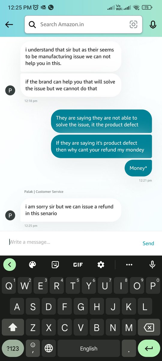 umeshraut147's tweet photo. @AmazonHelp It's again a big story, and in twitter I have word constraints. But I will paste the latest answer from chat https://t.co/Ir4e4Dzg7D