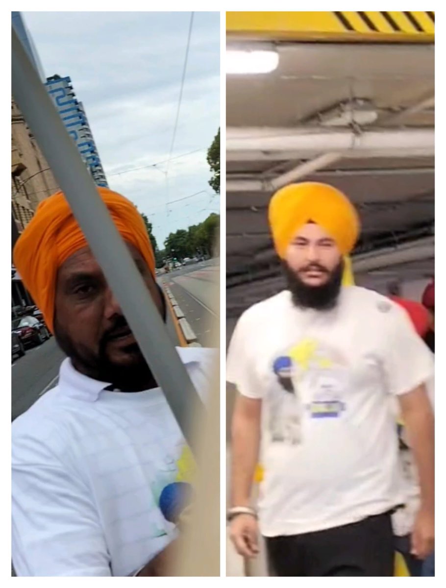 austhindu's tweet photo. #KhalistaniTerror Anyone with any information about the identity of these persons, please contact the Australian Hindu Association on office@australianhindu.com https://t.co/FyrU4NUkf1
