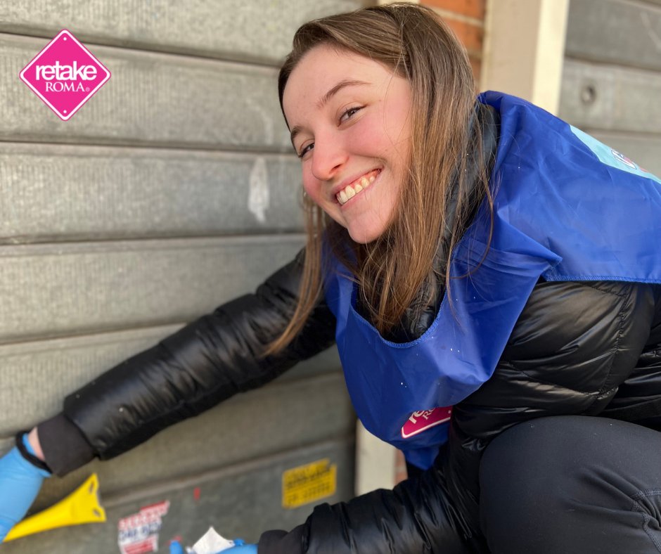 Queste due studentesse americane si chiamano entrambe Madison. Questa settimana hanno partecipato al loro primo Retake: “Sentiamo che stiamo facendo qualcosa per Roma”, hanno detto felici! Grazie ad entrambe, da noi romani e da #Roma stessa. #Retake