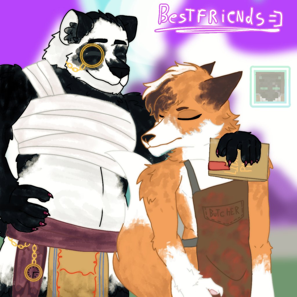 Maik3_SillyB3ar's tweet image. They besties 💅✨
#art #fanart #mcty