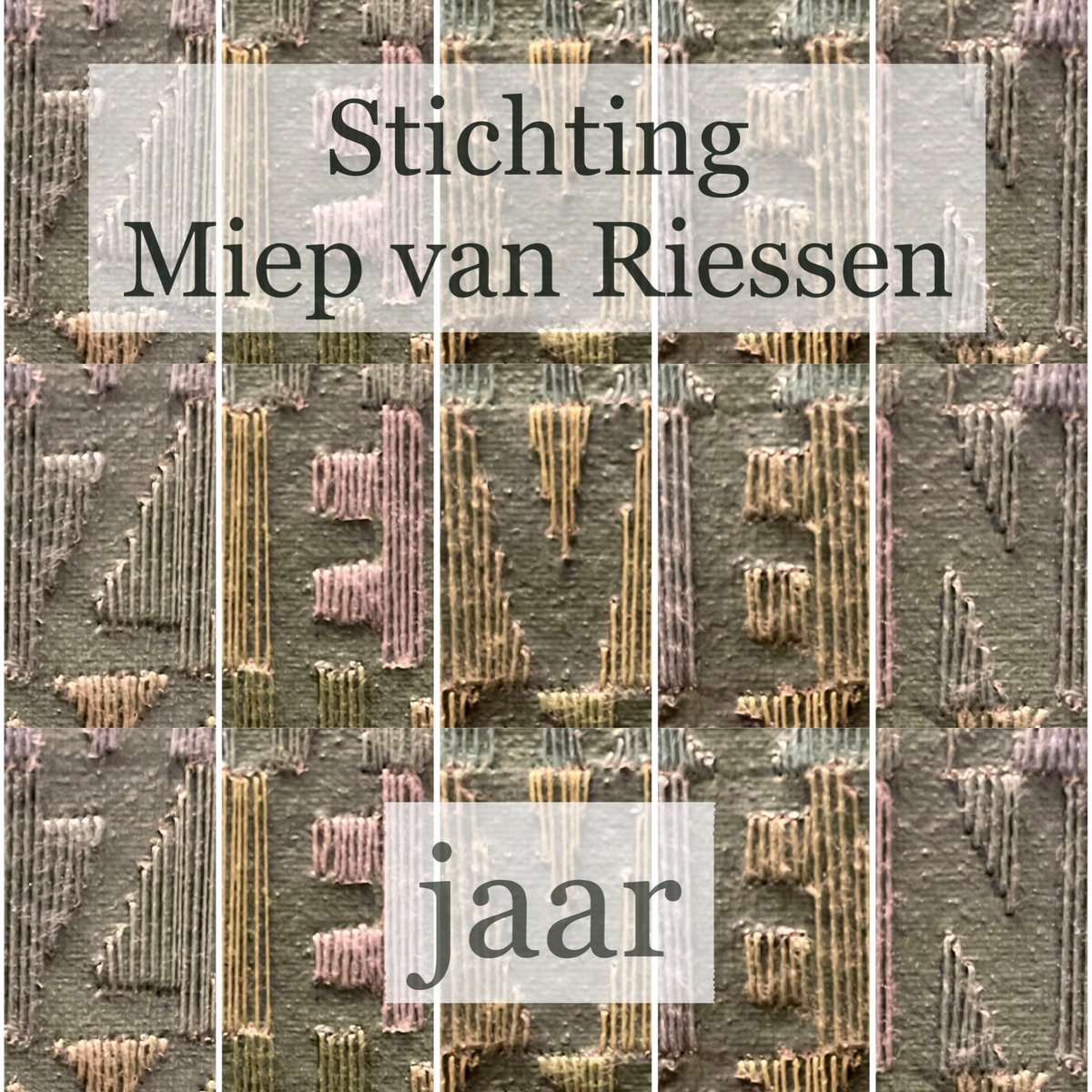 Vandaag bestaat Stichting Miep van Riessen 7 jaar!
Opgericht om het werk van Miep van Riessen (1944-2015) bekendheid te geven. We hebben al mooie dingen bereikt: kunstuitleen van haar werk voortgezet, expositie in de <a href="/watertoren072/">Alkmaarse Watertoren</a> en twee bijzondere werken in <a href="/wnm1953/">Watersnoodmuseum</a>