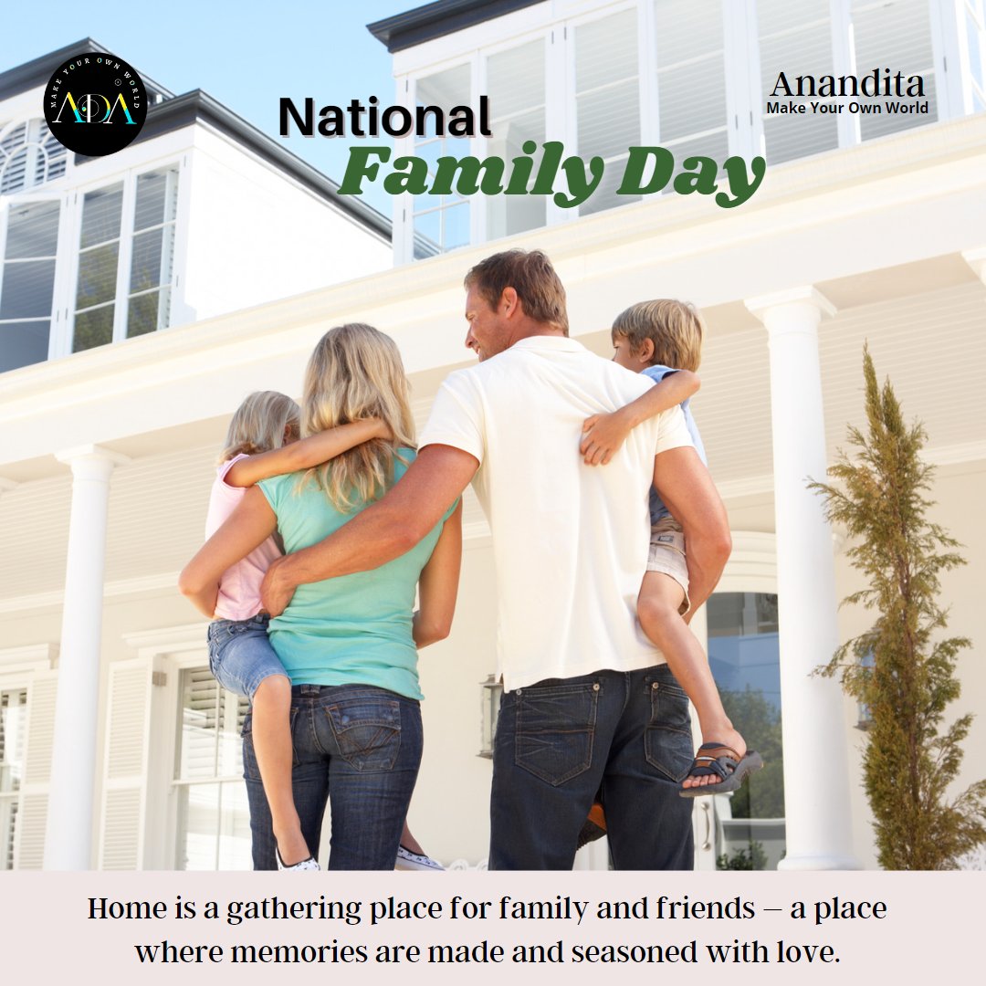 AnandBuildtech's tweet photo. Celebrating the bond of love and togetherness on National Family Day! Cherish your loved ones and make memories that will last a lifetime.
#NationalFamilyDay #FamilyLove #Togetherness #anandita #constructionmaterial #gharbanaogharbaithebaithe #makeyourownworld #buildingmaterial https://t.co/cLEXhoHgBi