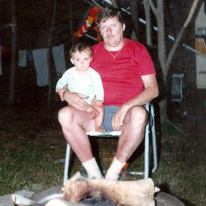 This is my mom &amp; dad here in Stockholm visiting in 2006. It was the last time I saw my dad. Today is 16 years since he died, Feb 3, 2007. Extra pic of baby me with him. 

Miss you dad 💔💧