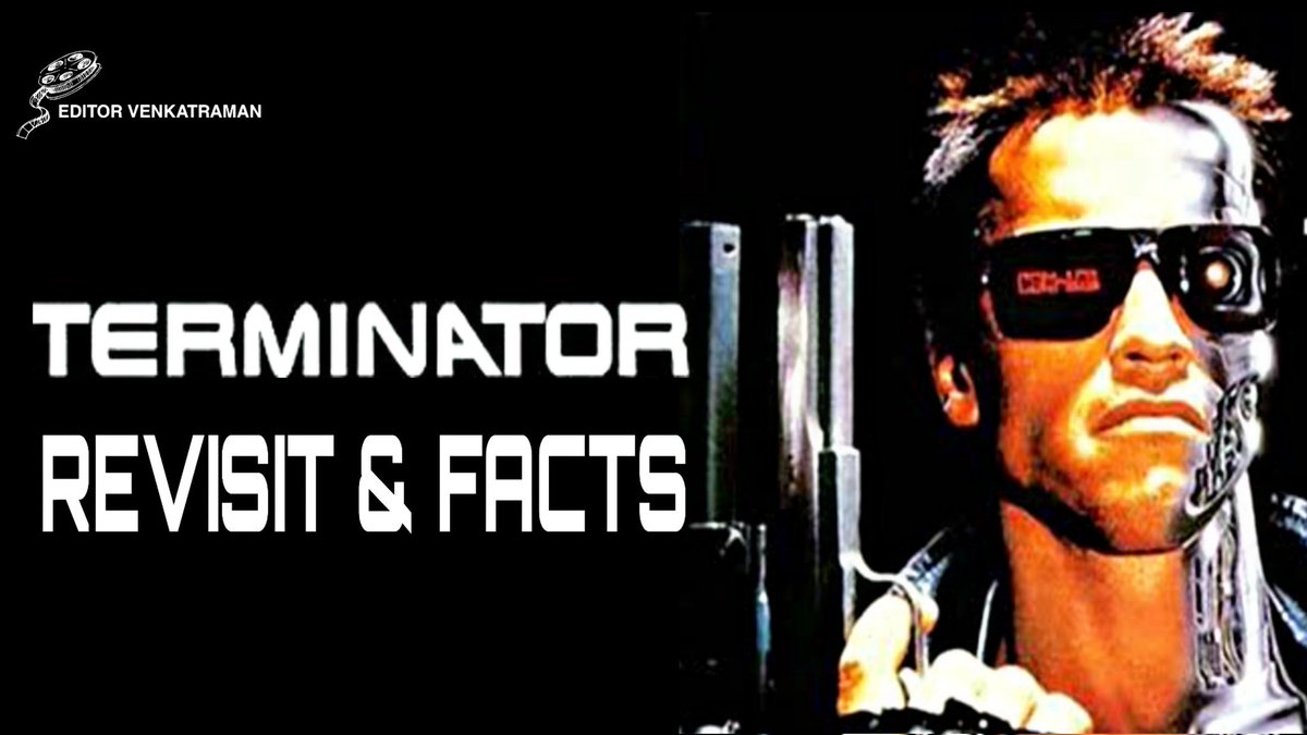 Terminator Revisit & Facts:-youtu.be/abOYnzd1kbE

#theterminator 
#terminator 
#arnold
#arnoldschwarzenegger 
#jamescameron 
#avatar
#titanic
#terminatorfranchise 
#jamescameronfilm 
#scifimovies 
#sciencefictionmovies 
#hollywood 
#englishmoviereview 
#editorvenkatraman