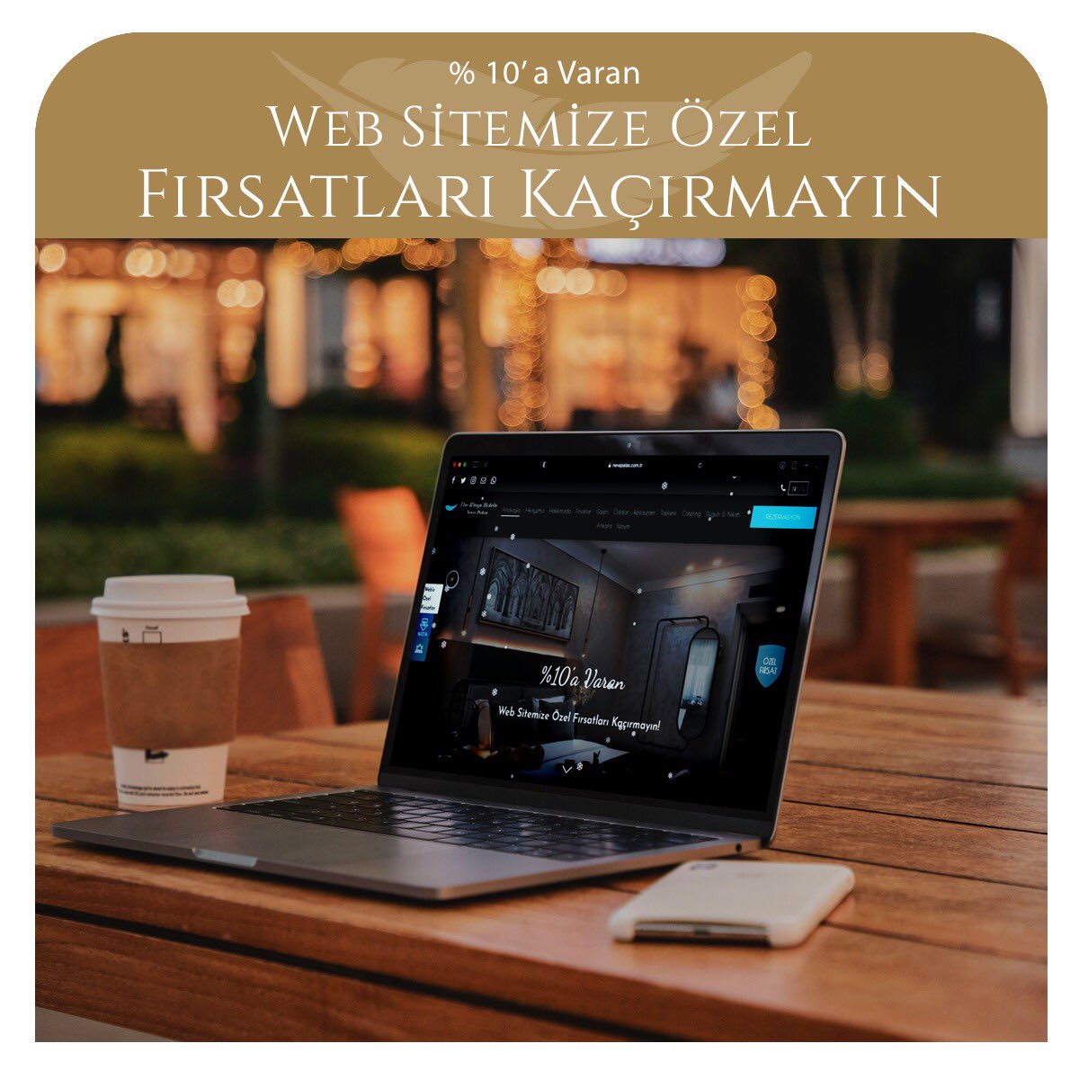 Web sitemize özel %10’a varan indirim fırsatları bir tık uzağınızda…

#thewingshotelsnevapalas #ankaraşehirotelleri #cityhotels #rezervasyonfırsatları