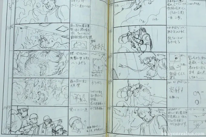 Otomo's insanely strong cinematic vision is manifestly clear when you look at how tight his storyboard drawings compare to the finished shots in the film.

The storyboard books are a veritable treasure trove on how he composed his shots - https://t.co/5gApwv3uW6 