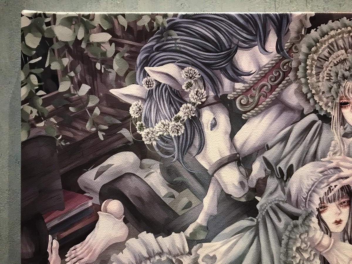 AjisaiGallery's tweet photo. 公募グループ展『#黄昏は涙模様』より出展作品をご紹介致します。

kiddo『omoide』(ed:30)

￥10,000

素材：デジタルプリント/キャンバス
サイズ(mm)：318×410
制作年：2023

2/4(土)よりDM等にて通販承ります。

https://t.co/fgnj04Cmuy

#gallery_hydrangea #公募展 #グループ展 #想い出 #art https://t.co/GGJ1WPRoSZ