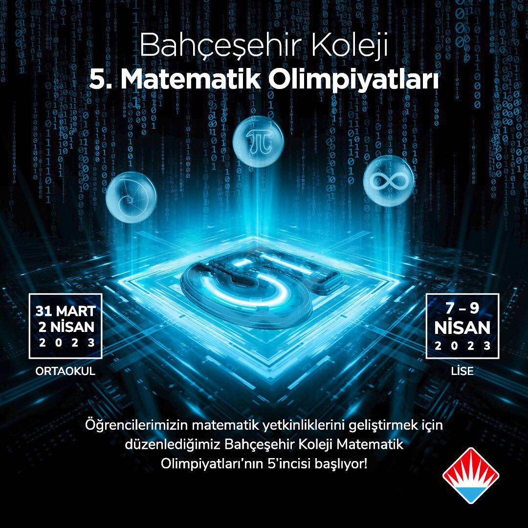 Bu yıl 5. kez düzenlenecek olan Bahçeşehir Koleji Lise Matematik Olimpiyatları’na tüm öğrencilerimizi bekliyoruz. 🔥 
@dagozlem <a href="/ozgeeasln/">Özge ASLAN</a> <a href="/CemaliYahya/">Yahya Cemali</a> <a href="/bahcesehir_k12/">Bahçeşehir Koleji</a>
