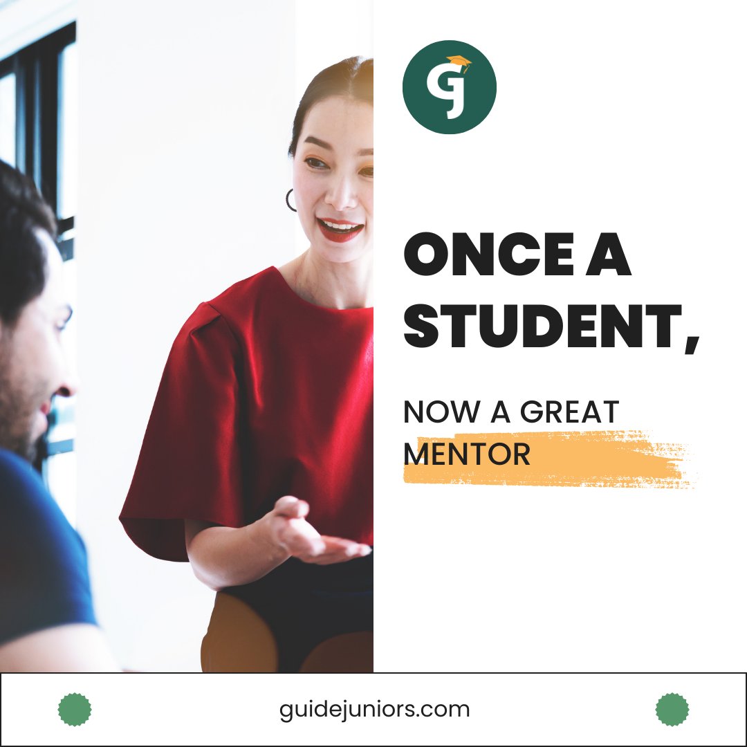 GuideJuniors's tweet photo. Become a mentor in Guide Junior and guide your juniors to get skilled.

Once a student, Now a great mentor!

Download App on playstore &amp; App Store.

#fridaymorning  #FridayVibes  #connection https://t.co/glH82SFwCK
