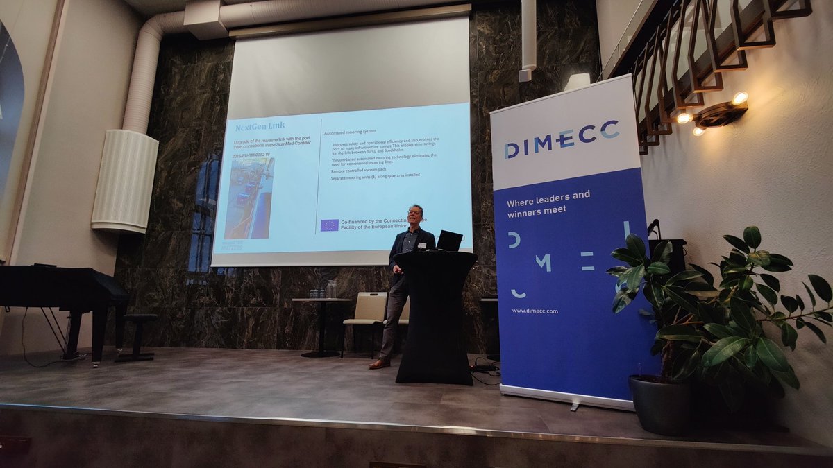 DIMECC Sea4Value Smarter-hankkeen loppuseminaari järjestettiin Turussa 2.2.2023. Oli kunnia päästä kertomaan <a href="/PortOfTurkuFI/">Port of Turku</a>:n kehittämishankkeista ml. #NextGenLink ,#SecurePax, #FerryPortTurku sekä tietenkin meidän päähankkeesta eli Ferry Terminal Turusta #CEF