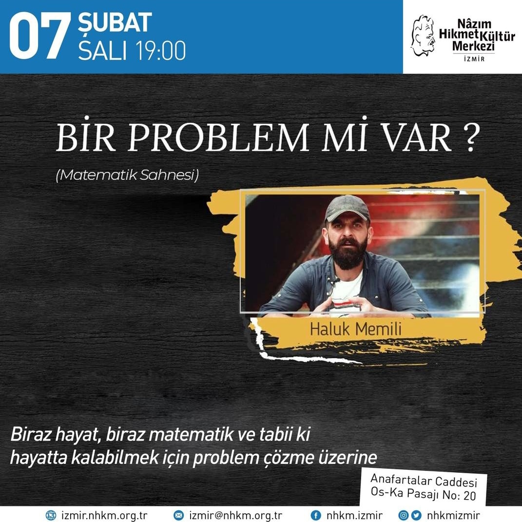 7 Şubat 19:00, İzmir/NHKM (Konak). Bekleriz.. Ayrıntılı bilgi ve bilet temin için: izmir.nhkm.org.tr/etkinlikler/bi…