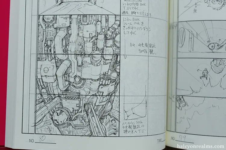 ...not to mention just how ridiculously detailed the drawings are. He already had the entire movie mapped out in perfect form in his head before actual animation production begin 