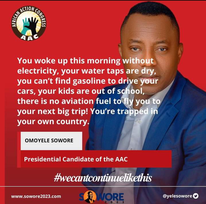 jide_oguneko's tweet photo. @AishaYesufu Vote AAC , Vote liberty,Vote Freedom.
#EndBadGovernance
#SoworeMagashi2023
#WeCantContinueLikeThis https://t.co/CLQm3PXMZo