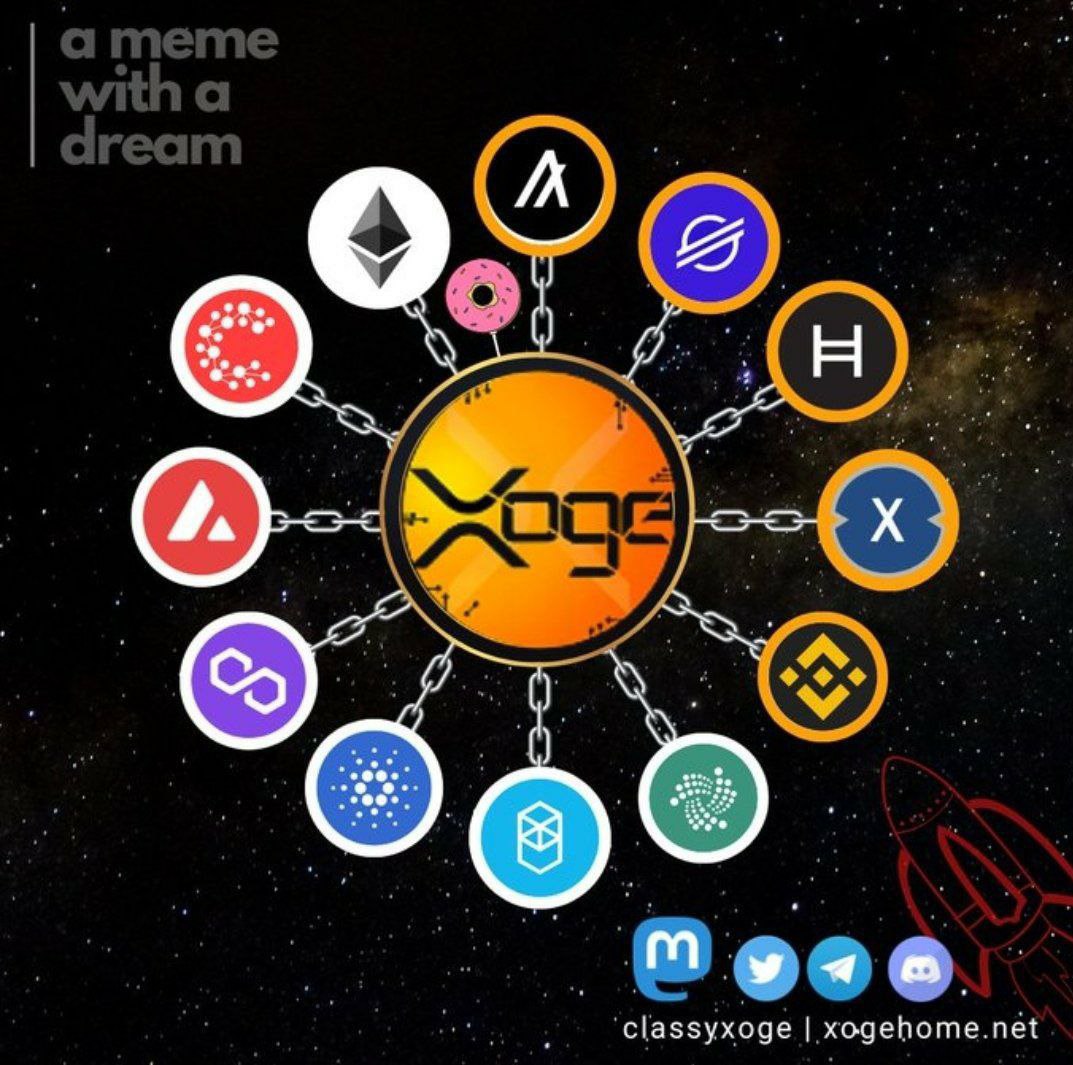 #xoge #multichain

lets continue the noise, make it stronger
#xogetothemoon
#weareeverywhere

@PhoeniXoge 
@XogePrincess 
@ClassyXoge