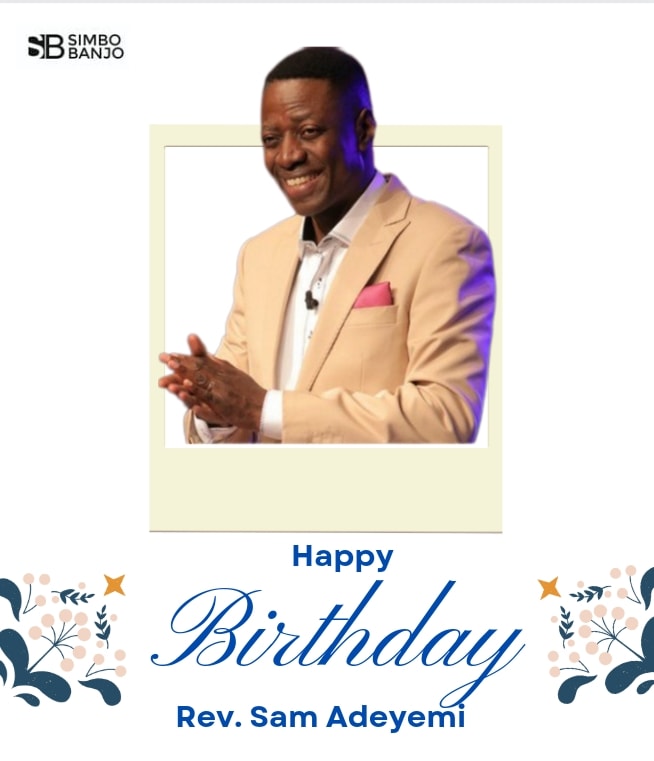 AdesimboBanjo's tweet photo. Happy Birthday, Distinguished Reverend @sam_adeyemi
Thank you for your leadership example and inspirational feats.
Here is wishing you the very best of this day and many more years to come in fulfillment of destiny. 🎁
#simbobanjo #adulampoint #birthdayblessings #revsam https://t.co/qCCqSRO1v1