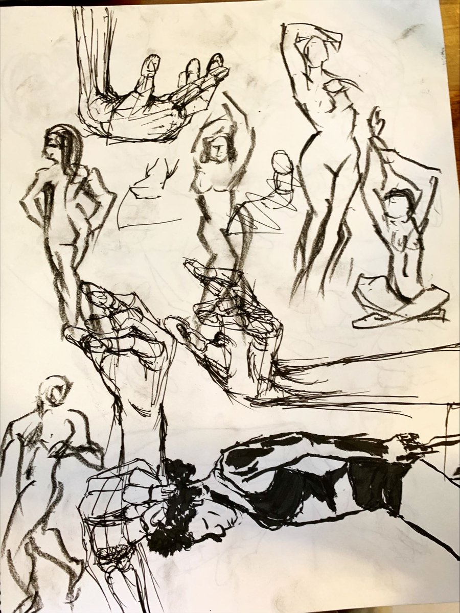 TheVexedForever's tweet photo. I’ve been on a trip with friends to Jarvis Bay and it’s inspired me to go back to my roots and draw tons! I’ve been able grind on my fundamentals, not without hard work, sweat and tears. In the end, your artwork will tell the story. #figuredrawing #charcoal #ArtistOnTwitter https://t.co/zLUkeRXO3p