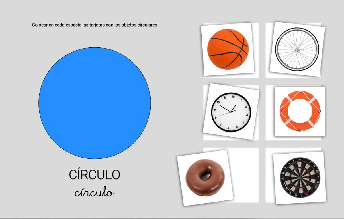 soyvisualorg's tweet photo. 🔵🟨🔺 Échale un vistazo a este #materialteacch para trabajar la discriminación visual de las figuras geométricas básicas. Coloca en su lámina las fotografías de objetos con formas de cuadrado, círculo o triángulo. Descarga gratis este material en ⬇ https://t.co/LcZlS9qqLQ https://t.co/5b5LqQd0jD