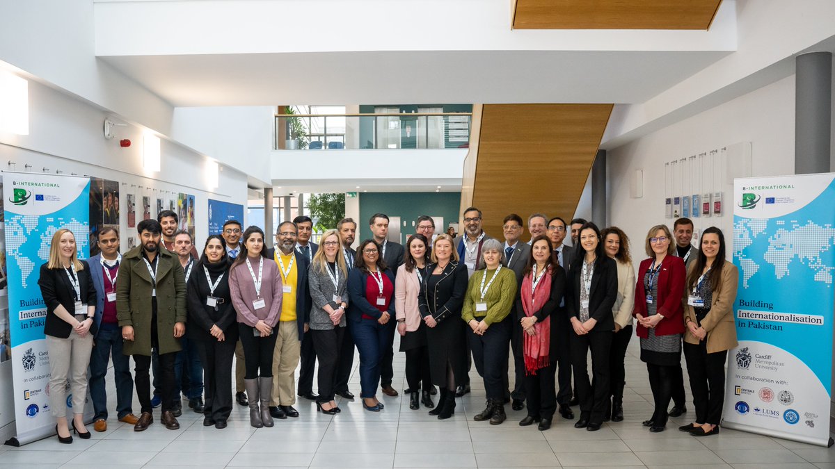 Cardiff Metropolitan University (@cardiffmet) on Twitter photo This is part of our <a href="/EUErasmusPlus/">Erasmus+</a> Capacity Building in HE project with Pakistan, <a href="/BInternational6/">B-International</a>.
The agreement will explore research collaboration as well as staff and student exchanges at <a href="/pifdlahore/">PIFD</a>, <a href="/DefiningFutures/">NUST</a>, <a href="/LifeAtLUMS/">LUMS</a> and <a href="/ComsatsOffice/">International Office, COMSATS University Islamabad</a>. This is part of our <a href="/EUErasmusPlus/">Erasmus+</a> Capacity Building in HE project with Pakistan, <a href="/BInternational6/">B-International</a>.
The agreement will explore research collaboration as well as staff and student exchanges at <a href="/pifdlahore/">PIFD</a>, <a href="/DefiningFutures/">NUST</a>, <a href="/LifeAtLUMS/">LUMS</a> and <a href="/ComsatsOffice/">International Office, COMSATS University Islamabad</a>.