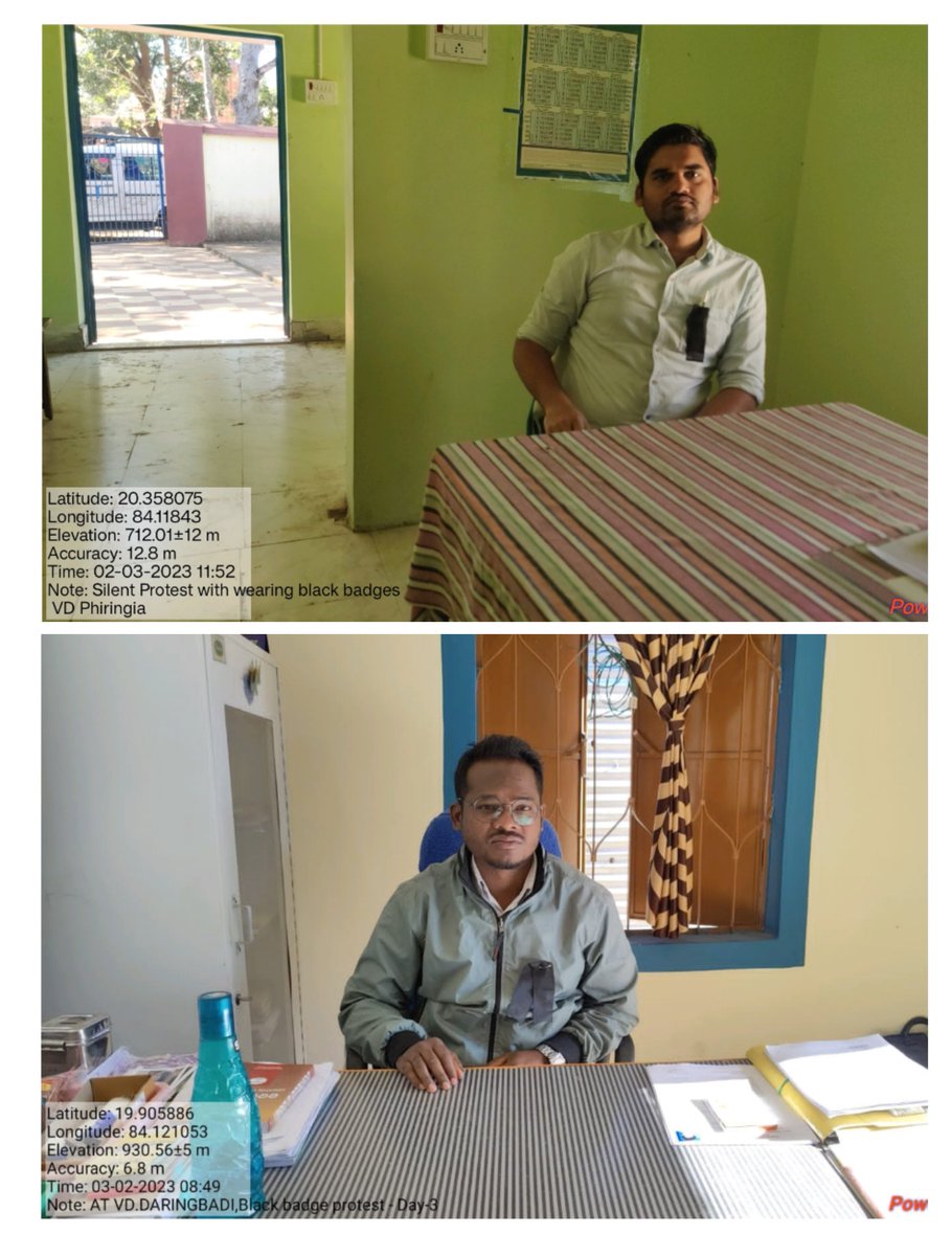 OvsaKandhamal's tweet photo. Silent protest by Veterinarians of Kandhamal District wearing black badges. #Day3 #3rdFeb2023 #Fight4Right #AnimalHealthCare @CMO_Odisha @dahvsodisha @DMKandhamal @farddept @MoSarkar5T @rajaaswain @SecyChief @kanak_news @ZeeOdisha @News18Odia @NandighoshaTV @otvnews https://t.co/YsufFu1CKz