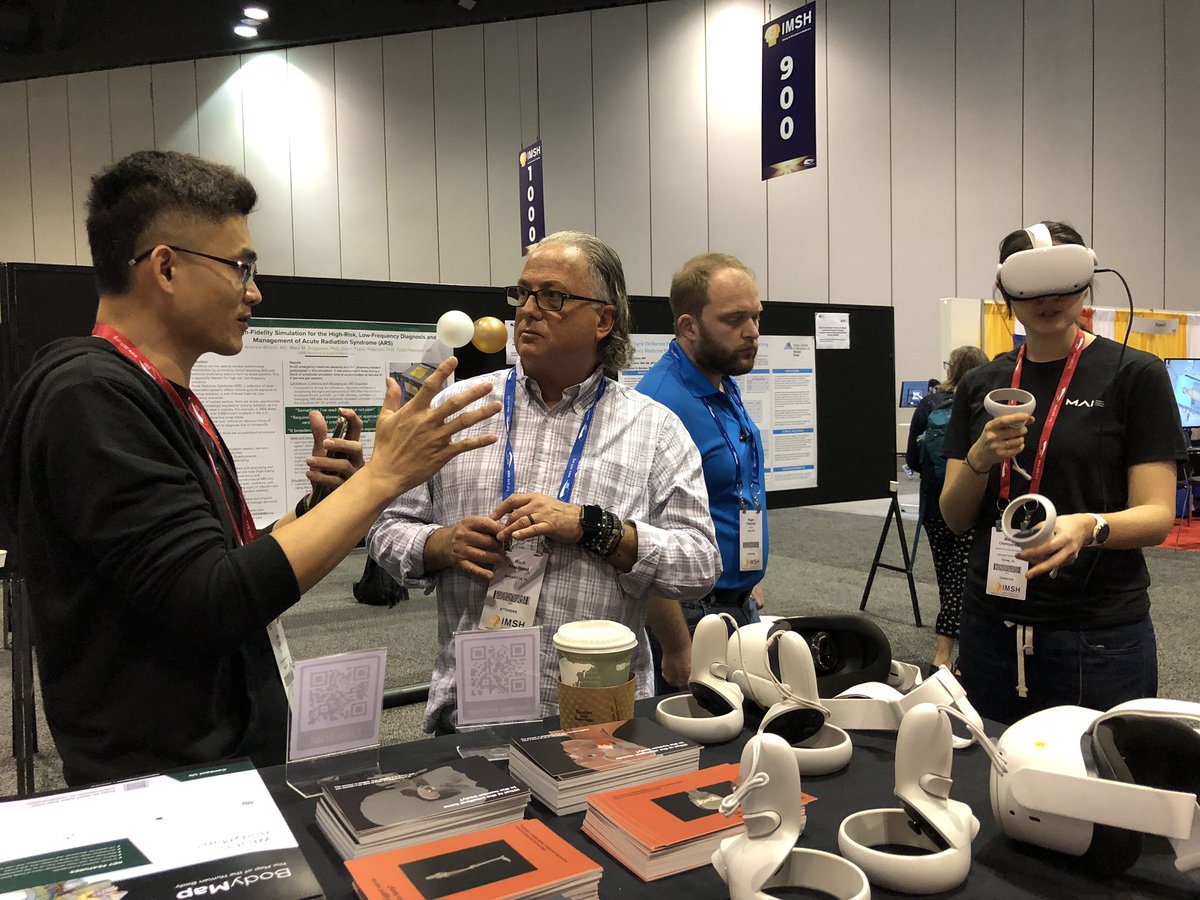 MAIdotAI's tweet photo. We celebrated #IMSH2023 with lots of sparkles ✨

Thank you all, both old and new friends, for hanging out with us at our # 842 booth, and sharing your valuable feedback.

Check out some of the photos we took at the event 👇

#IMSH2023 @SSHorg #vranatomy #medverse #meded https://t.co/K7LYohXtp9